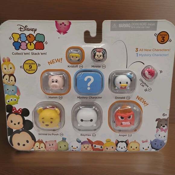 Disney Other - New Tsum Tsum Disney Mini Figures Series 3 w Collectors Guide